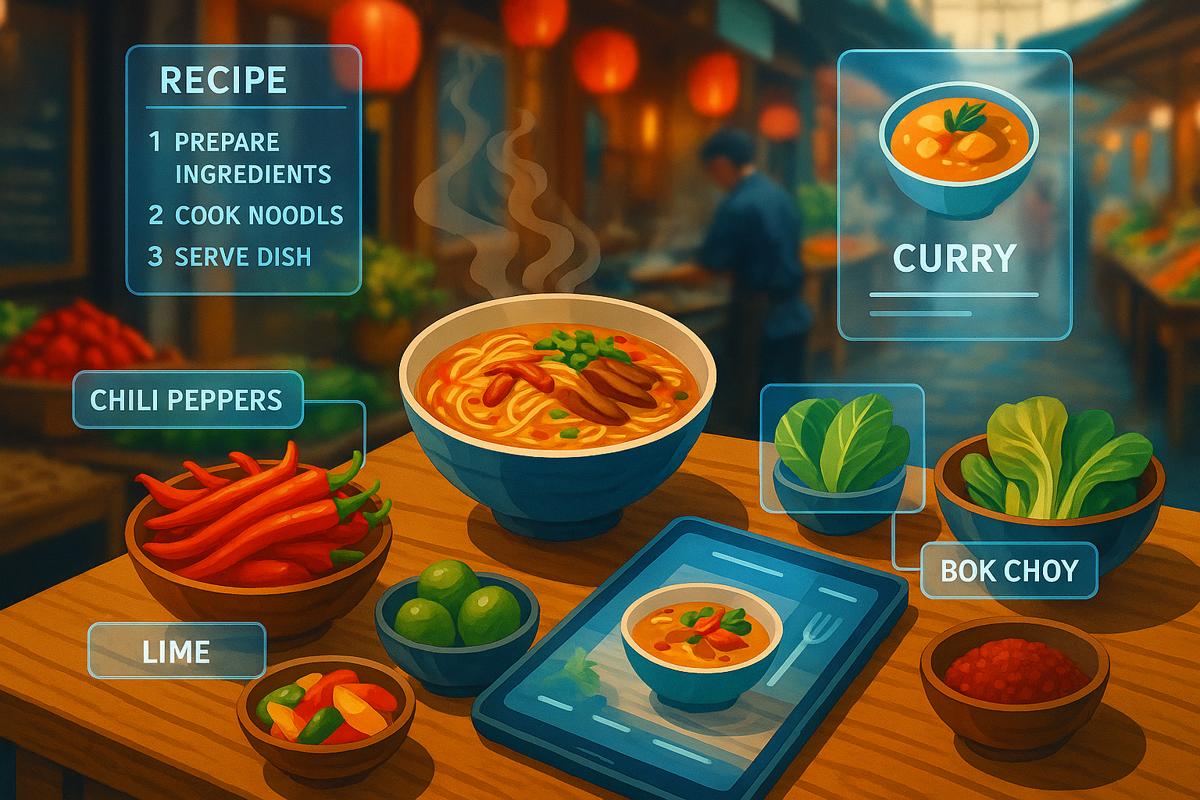 Hành trình ẩm thực ảo